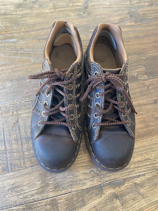 Dr. Martens Keith Chunky Oxford Shoes Distressed Leather Lug Sole 11 US / 10 UK main image 7